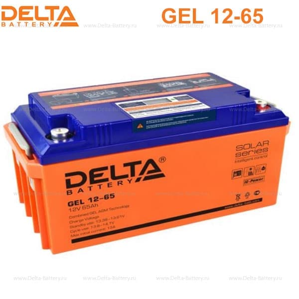 Аккумуляторная батарея Delta GEL 12-65 в Южноуральске Аккумуляторная батарея Delta GEL 12-65 в Южноуральске