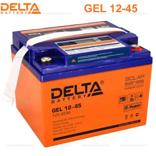 Аккумуляторная батарея Delta GEL 12-45 в Южноуральске