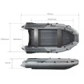 Лодка надувная Angler SKAT TRITON 370NDFi с интегрир. фальшбортом и пласт. транц в Южноуральске