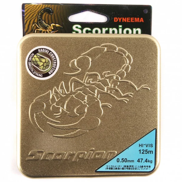 Шнур плетеный Scorpion 0,10 мм 125 метров в Южноуральске