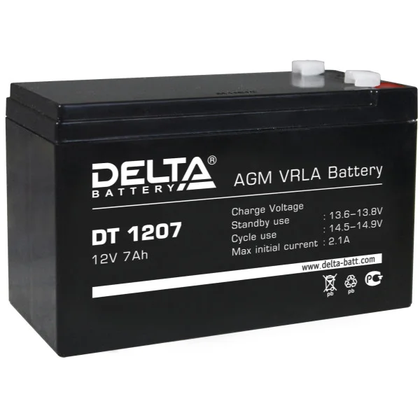 Аккумулятор Delta DT 1207 в Южноуральске