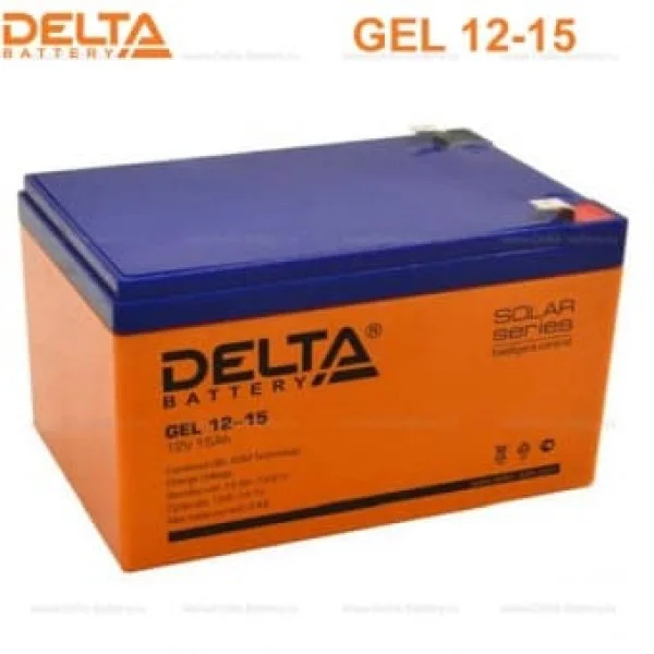 Аккумуляторная батарея Delta GEL 12-15 (12V / 15Ah) в Южноуральске