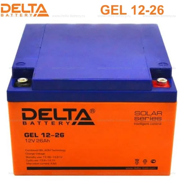 Аккумуляторная батарея Delta GEL 12-26 в Южноуральске