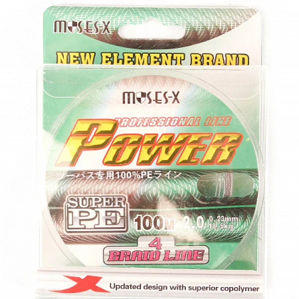 Шнур плетеный Moses-X Power 100 метров в Южноуральске