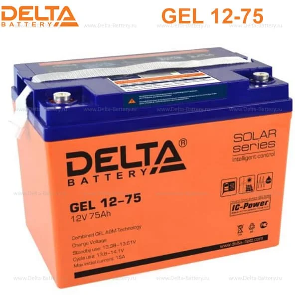 Аккумуляторная батарея Delta GEL 12-75 в Южноуральске